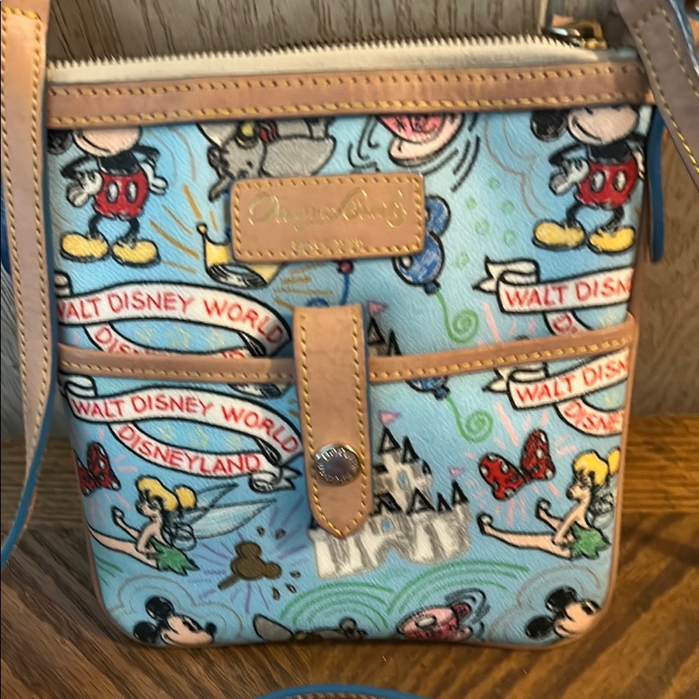 Dooney & Bourke Disney Crossbody Bag - Blue and Tan